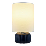 Modern European furniture - Fluted Ceramic Accent Table Lamp - www.oroa.com