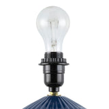 Modern European furniture - Fluted Ceramic Accent Table Lamp - www.oroa.com