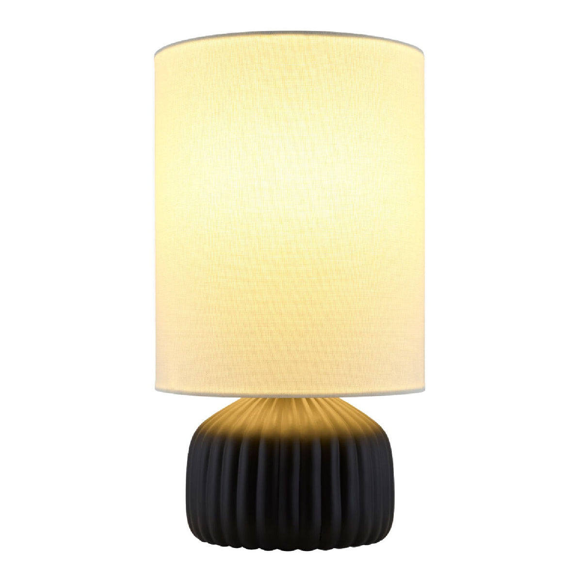 Modern European furniture - Fluted Ceramic Accent Table Lamp - www.oroa.com