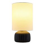 Modern European furniture - Fluted Ceramic Accent Table Lamp - www.oroa.com