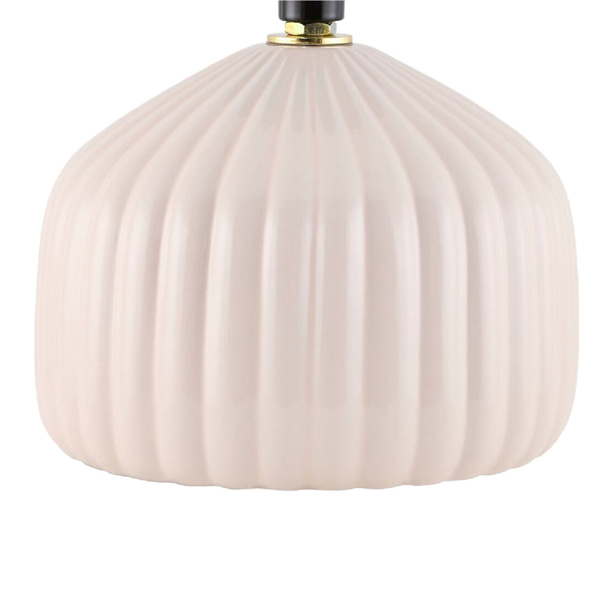 Modern European furniture - Fluted Ceramic Accent Table Lamp - www.oroa.com