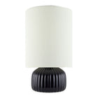 Modern European furniture - Fluted Ceramic Accent Table Lamp - www.oroa.com