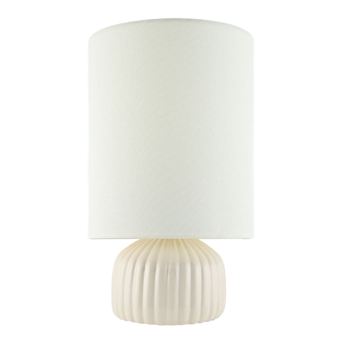 Modern European furniture - Fluted Ceramic Accent Table Lamp - www.oroa.com