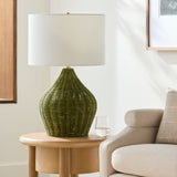 Modern European furniture - Woven Rattan Table Lamp - www.oroa.com