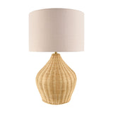Modern European furniture - Woven Rattan Table Lamp - www.oroa.com