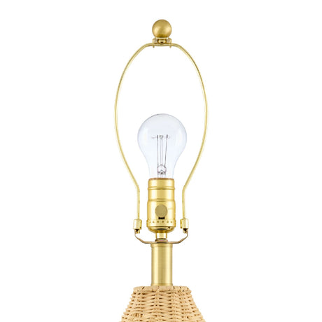 Modern European furniture - Woven Rattan Table Lamp - www.oroa.com