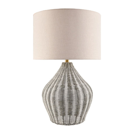 Modern European furniture - Woven Rattan Table Lamp - www.oroa.com