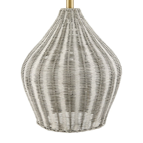 Modern European furniture - Woven Rattan Table Lamp - www.oroa.com