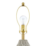 Modern European furniture - Woven Rattan Table Lamp - www.oroa.com