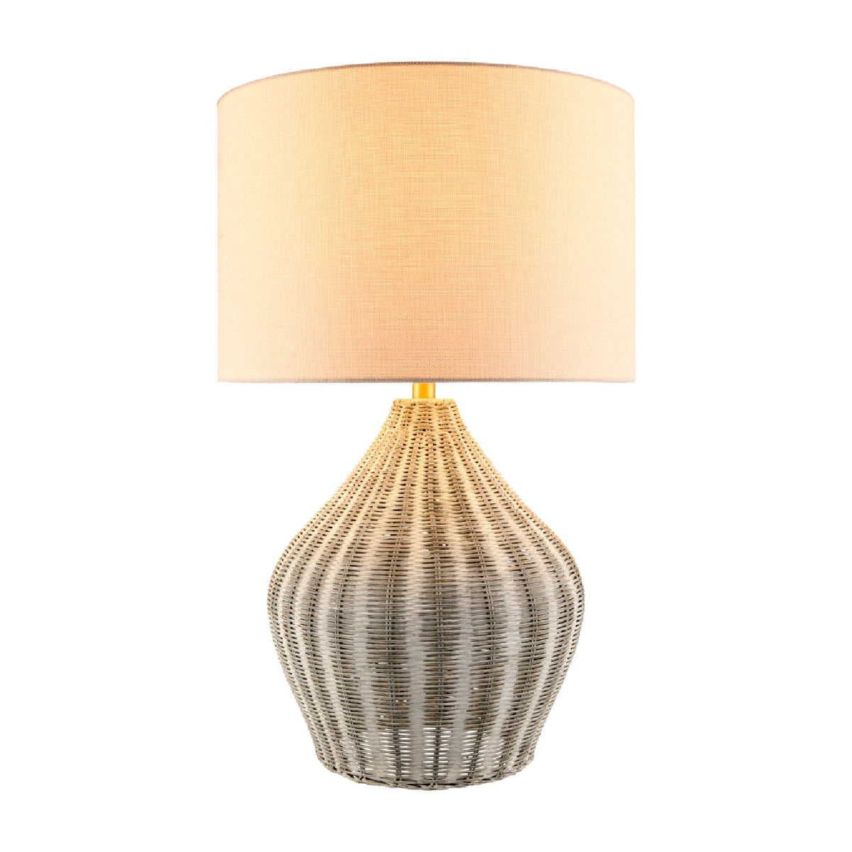 Modern European furniture - Woven Rattan Table Lamp - www.oroa.com