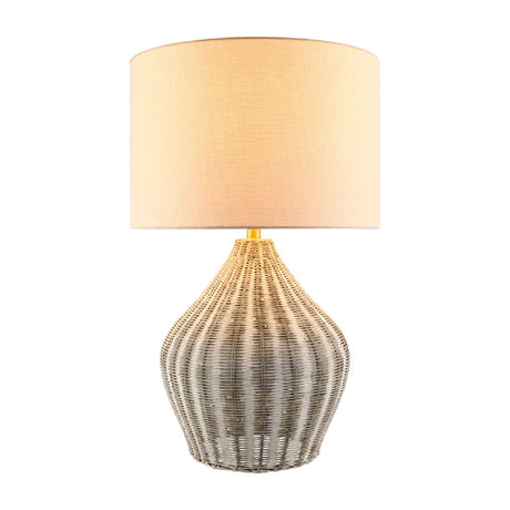 Modern European furniture - Woven Rattan Table Lamp - www.oroa.com
