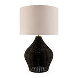 Modern European furniture - Woven Rattan Table Lamp - www.oroa.com