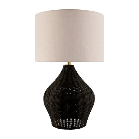Modern European furniture - Woven Rattan Table Lamp - www.oroa.com