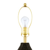 Modern European furniture - Woven Rattan Table Lamp - www.oroa.com