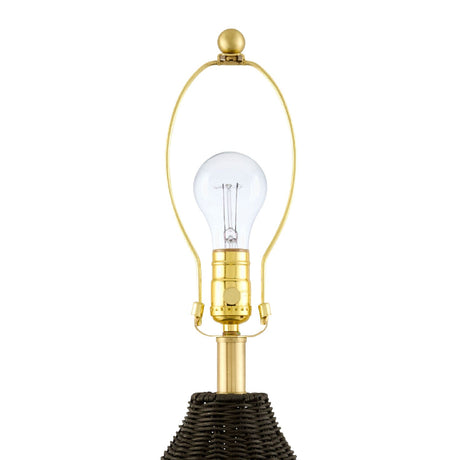 Modern European furniture - Woven Rattan Table Lamp - www.oroa.com