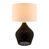 Modern European furniture - Woven Rattan Table Lamp - www.oroa.com