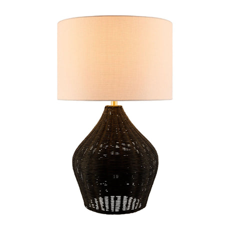 Modern European furniture - Woven Rattan Table Lamp - www.oroa.com