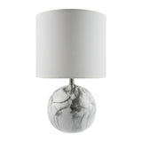 Modern European furniture - Swirl Round Ceramic Table Lamp - www.oroa.com