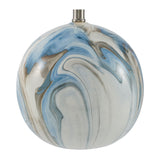 Modern European furniture - Swirl Round Ceramic Table Lamp - www.oroa.com