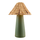 Modern European furniture - Seagrass Shade Ceramic Table Lamp - www.oroa.com