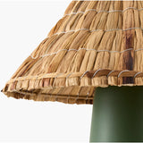 Modern European furniture - Seagrass Shade Ceramic Table Lamp - www.oroa.com