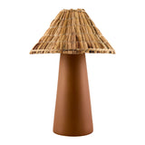 Modern European furniture - Seagrass Shade Ceramic Table Lamp - www.oroa.com