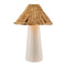 Modern European furniture - Seagrass Shade Ceramic Table Lamp - www.oroa.com