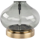 Modern European furniture - Gray Glass Accent Table Lamp - www.oroa.com