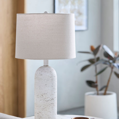 Modern European furniture - Linen Drum Shade Table Lamp - www.oroa.com
