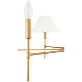 Modern European furniture - White Linen 6-Light Chandelier - www.oroa.com