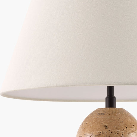 Modern European furniture - Yellow Travertine Accent Floor Lamp - www.oroa.com