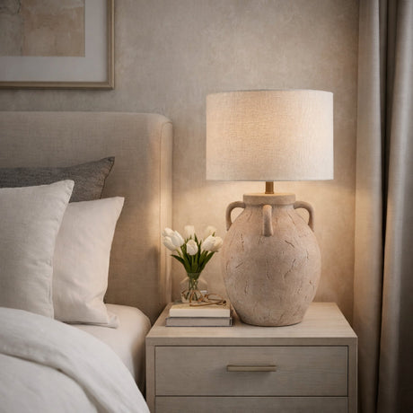 Modern European furniture - Crackle Ceramic Accent Table Lamp - www.oroa.com