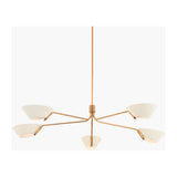 Modern European furniture - White Glass Chandelier - www.oroa.com