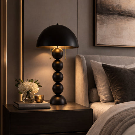 Modern European furniture - Embellished Glass Accent Table Lamp - www.oroa.com