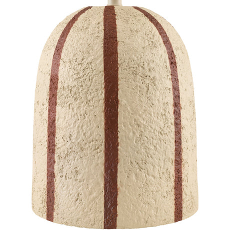 Modern European furniture - Beige Striped Accent Table Lamp - www.oroa.com