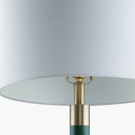Modern European furniture - Painted Green Accent Table Lamp - www.oroa.com