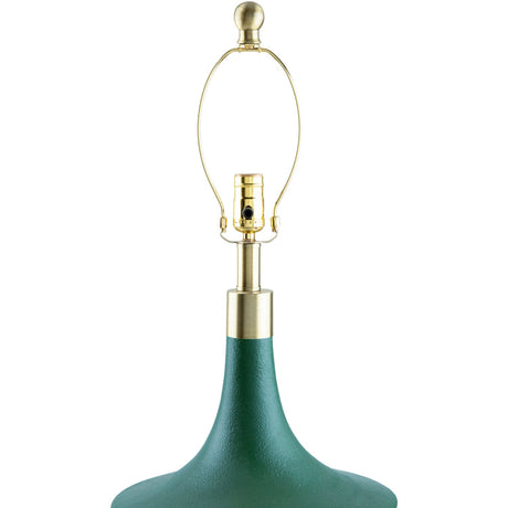 Modern European furniture - Painted Green Accent Table Lamp - www.oroa.com