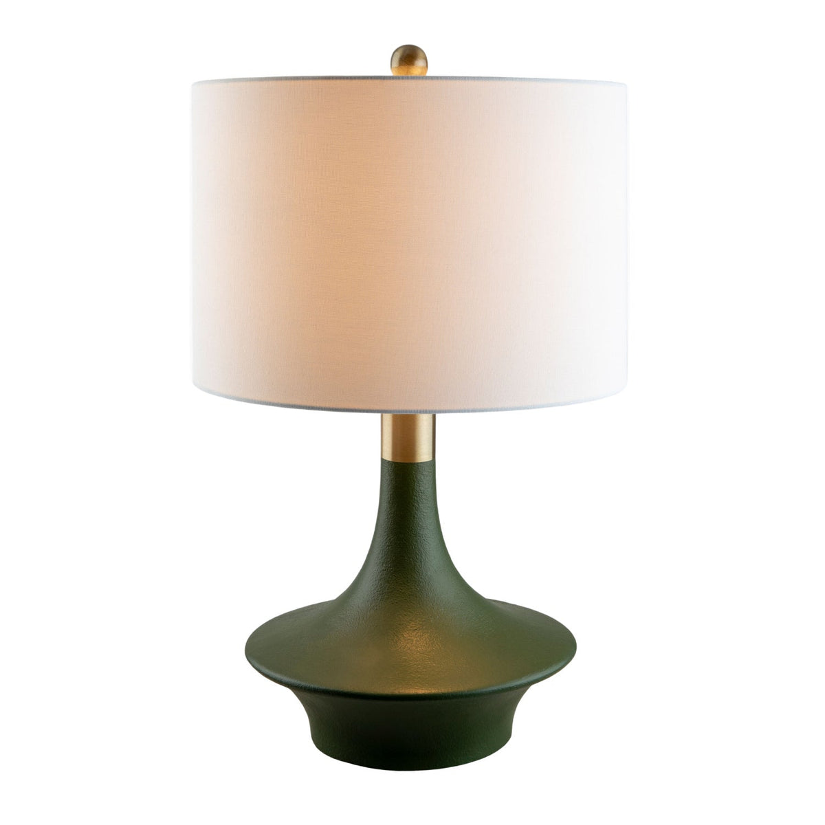 Modern European furniture - Painted Green Accent Table Lamp - www.oroa.com