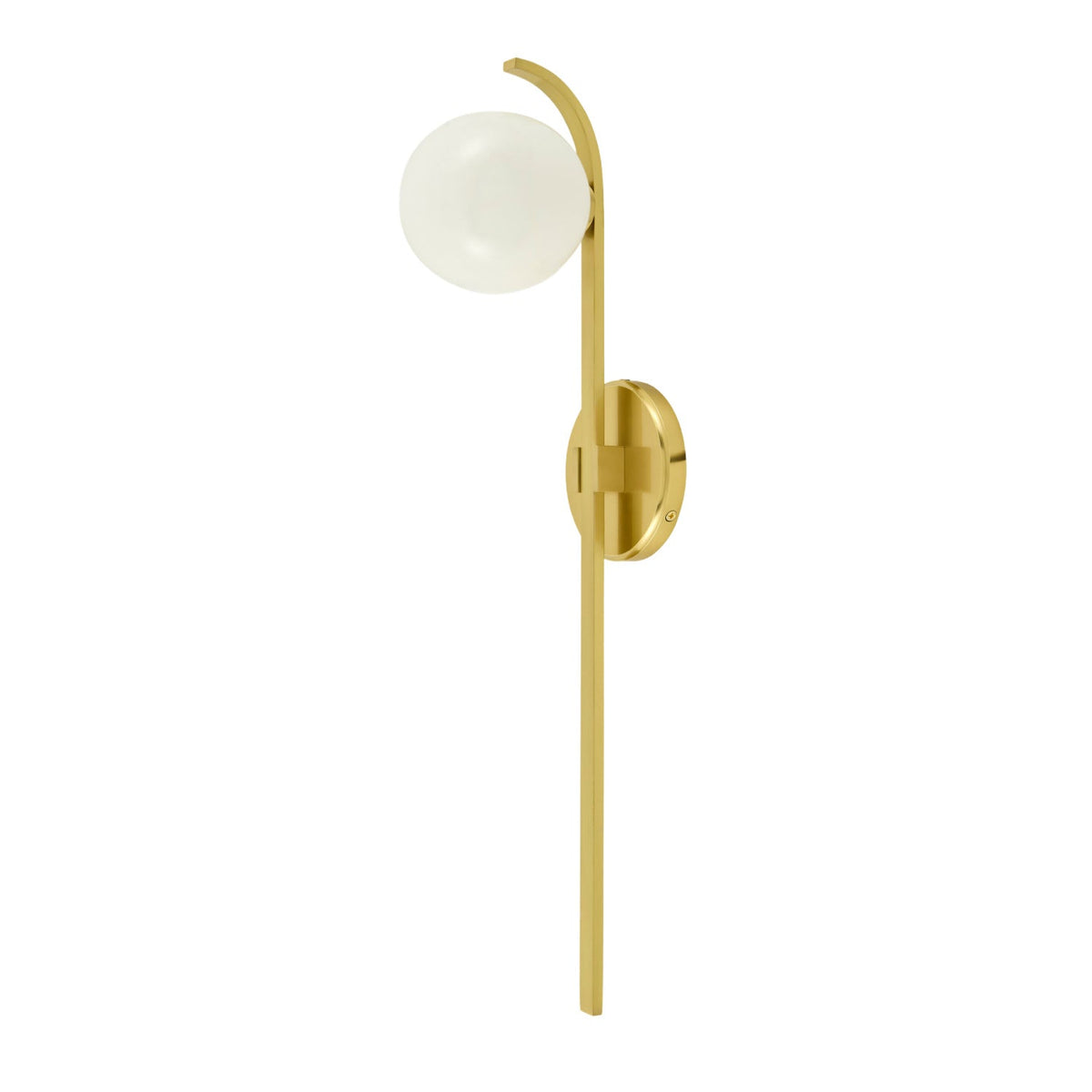 Modern European furniture - White Glass Sphere Wall Lamp - www.oroa.com