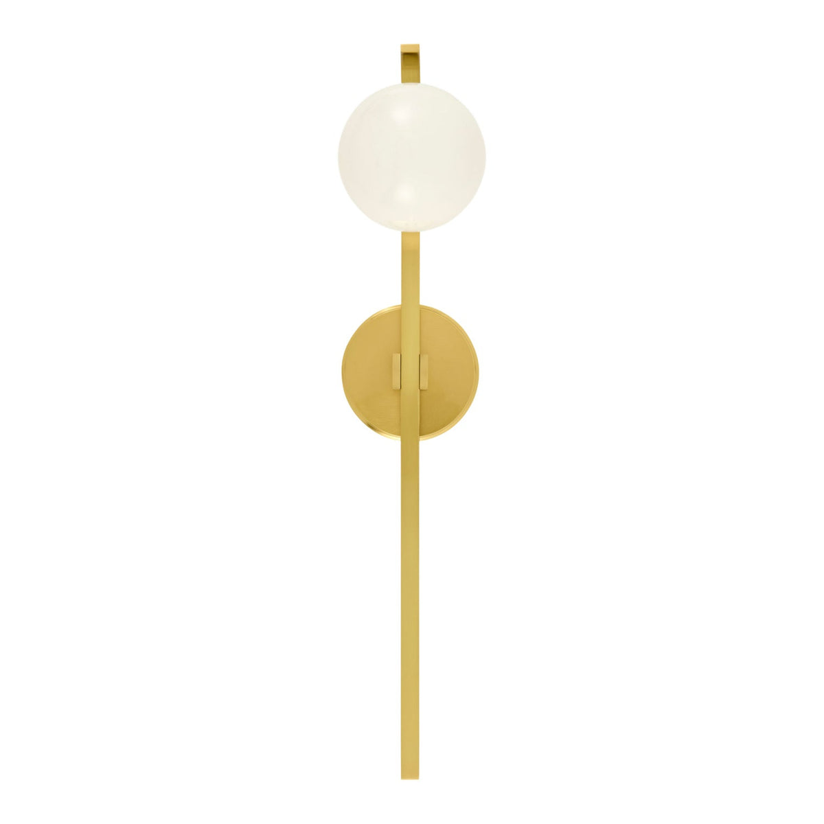Modern European furniture - White Glass Sphere Wall Lamp - www.oroa.com