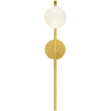 Modern European furniture - White Glass Sphere Wall Lamp - www.oroa.com