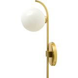 Modern European furniture - White Glass Sphere Wall Lamp - www.oroa.com