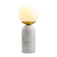 Modern European furniture - Marble White Glass Table Lamp - www.oroa.com