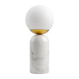 Modern European furniture - Marble White Glass Table Lamp - www.oroa.com
