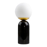 Modern European furniture - Marble White Glass Table Lamp - www.oroa.com