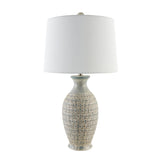 Modern European furniture - Gray Ceramic Accent Table Lamp - www.oroa.com