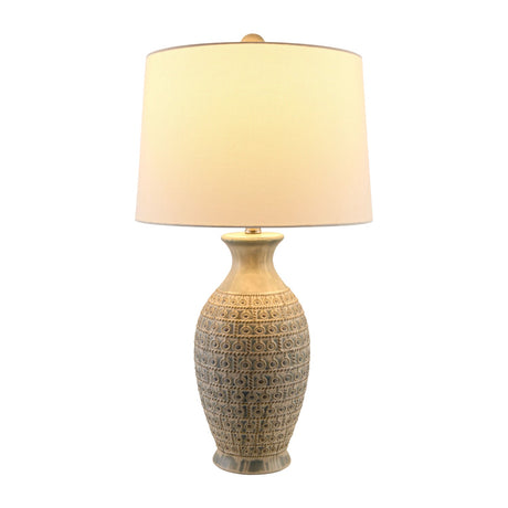 Modern European furniture - Gray Ceramic Accent Table Lamp - www.oroa.com