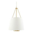 Modern European furniture - White Linen Chandelier - www.oroa.com