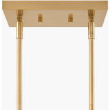 Modern European furniture - 5-Light Glass Pyramid Linear Chandelier - www.oroa.com