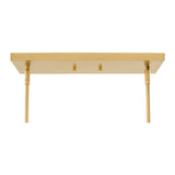 Modern European furniture - 6-Light Clear Glass Linear Chandelier - www.oroa.com